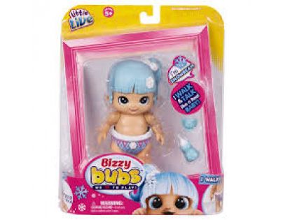 Little Live Bizzy Bubs bábätko chodiace modrá