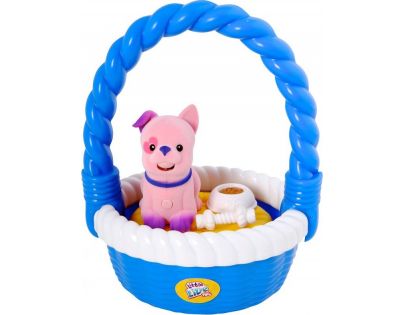 Little Live Pets Mluvící štěňátko v koši - Hrášek