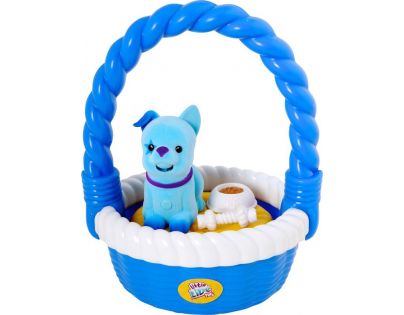 Little Live Pets Mluvící štěňátko v koši - Srdíčko