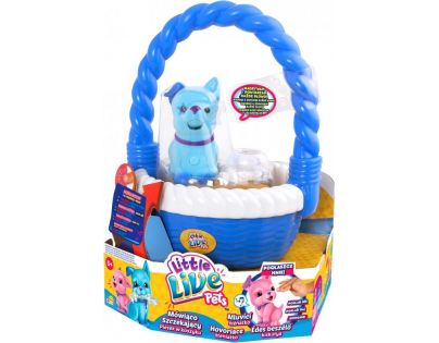 Little Live Pets Mluvící štěňátko v koši - Srdíčko