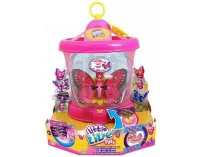 Little Live Pets Motýlí domeček - Růžový motýlek