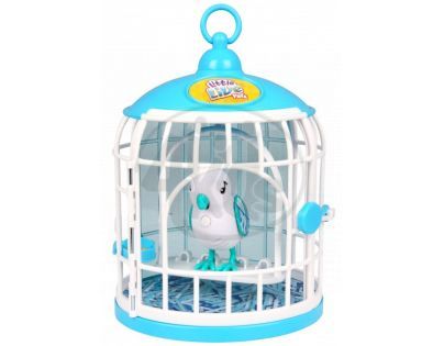 Little Live Pets Ptačí klec - Bílý ptáček