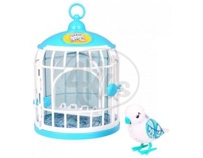 Little Live Pets Ptačí klec - Bílý ptáček