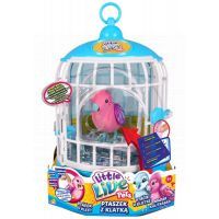 Little Live Pets Ptačí klec - Růžový ptáček 4