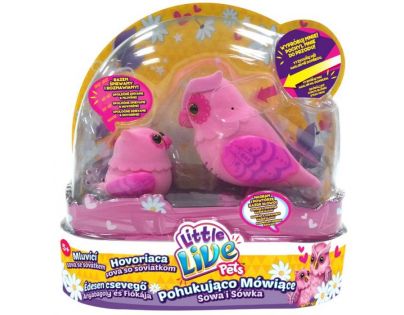Little Live Pets Sova se sovátkem - rodina Srdcová
