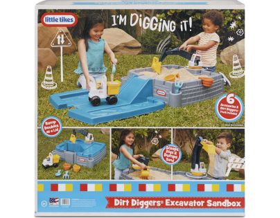 Little Tikes Dirt Diggers Pieskovisko s bagrom