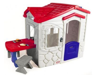 Little Tikes 484742E3 Domek s piknikovým stolkem - královské barvy