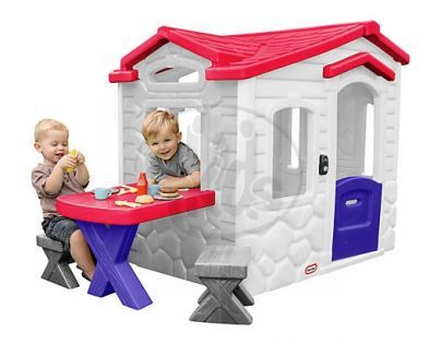 Little Tikes 484742E3 Domek s piknikovým stolkem - královské barvy
