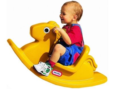 Little Tikes Houpací koník žlutý