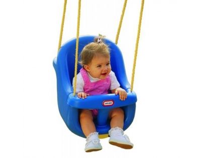 Little Tikes Houpačka pro batolata s opěradlem Modrá - Poškodený obal