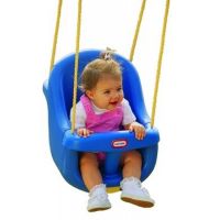 Little Tikes Houpačka pro batolata s opěradlem Modrá - Poškodený obal
