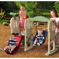 Little Tikes 620256 - Dobrodružný hrad s houpačkou a se skluzavkou 2