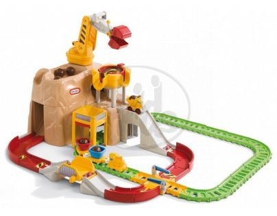 Little Tikes 620904M - Big Adventures™ Autodráha se železnicí a jeřábem