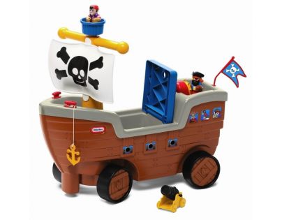 Little Tikes Odrážadlo pirátska loď 2v1