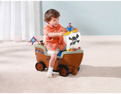 Little Tikes Odrážadlo pirátska loď 2v1
