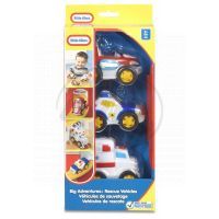 Little Tikes 622793M - Sada tří autíček - sanitka, policie a hasič 3