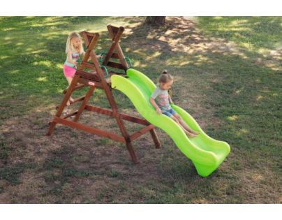 Little Tikes Skluzavka Varšava s dřevěnými schůdky