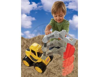 Little Tikes 619663_619694 - Stavební stroje 2 v 1 - Bagr