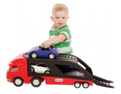 Little Tikes Ťahač s návesom na prepravu áut