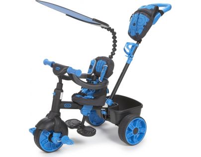Little Tikes Trojkolka 4v1 Deluxe Neónová modrá