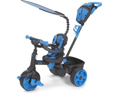 Little Tikes Trojkolka 4v1 Deluxe Neónová modrá