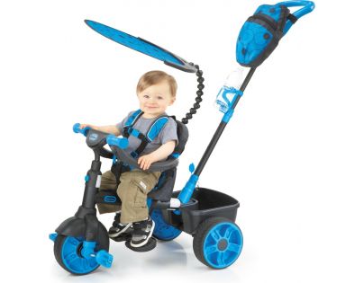 Little Tikes Trojkolka 4v1 Deluxe Neónová modrá