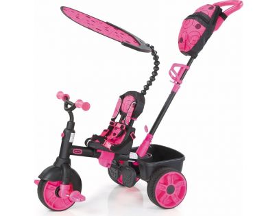 Little Tikes Trojkolka 4v1 Deluxe Neónovo ružová