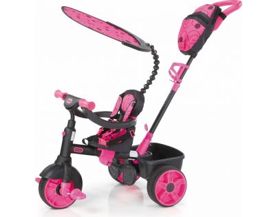 Little Tikes Trojkolka 4v1 Deluxe Neónovo ružová