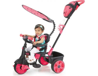 Little Tikes Trojkolka 4v1 Deluxe Neónovo ružová