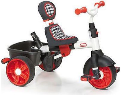 LITTLE TIKES 634345 Trojkolka 4v1 Sport Edition červeno-biela