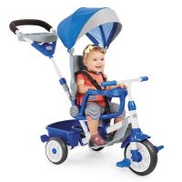 Little Tikes Trojkolka Perfect Fit 4v1 Tmavomodrá - Poškozený obal Little Tikes Trojkolka Perfect Fit 4v1 Tmavomodrá - Poškozený obal