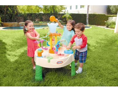 Little Tikes Vodný stôl továreň na vodotrysky - modrý