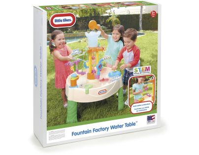 Little Tikes Vodný stôl továreň na vodotrysky - modrý