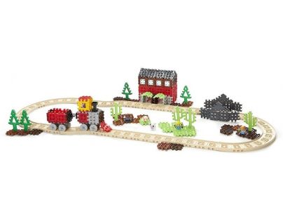 Little Tikes Waffle Blocks Sada s lokomotívou