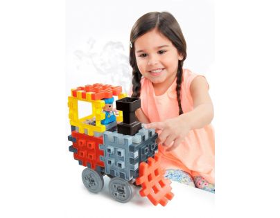Little Tikes Waffle Blocks Sada s lokomotívou