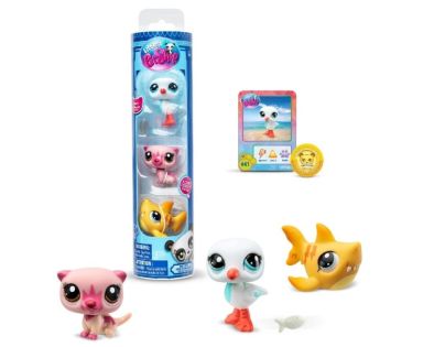 Littlest Pet Shop 3 figúrky Zvířátka  41, 42, 43