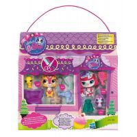 Littlest Pet Shop 4 zvířátka s doplňky v přenosném balení - Stylin Sweeties 2