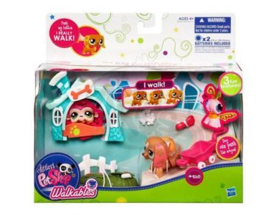 Littlest Pet Shop chodící zvířátka s tématickými doplňky Hasbro 32838