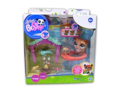 Littlest Pet Shop chodící zvířátka s tématickými doplňky Hasbro 32838