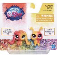 Littlest Pet Shop Duhový set 2 ks zvířátek Apricotta Ambergleam a Sunset Glimmerbug 2