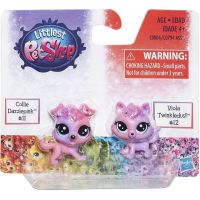 Littlest Pet Shop Duhový set 2 ks zvířátek Collie Dazzlepink a Viola Twinkledust 2