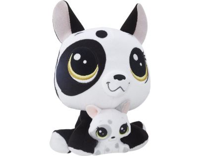Littlest Pet Shop Duo plyšových zvířátek Bullena Doghouser
