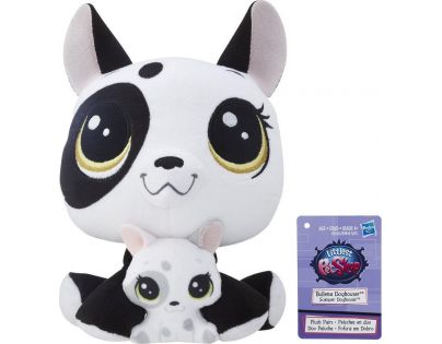 Littlest Pet Shop Duo plyšových zvířátek Bullena Doghouser