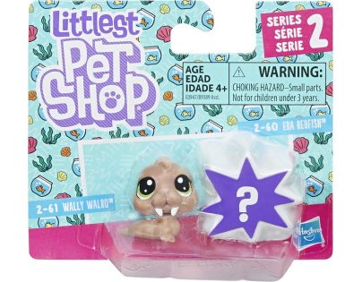 Littlest Pet Shop Dvě zvířátka Wally Walro a Eda Redfish