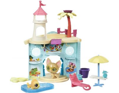 Littlest Pet Shop Hrací set se 2 zvířátky Splash Park Party
