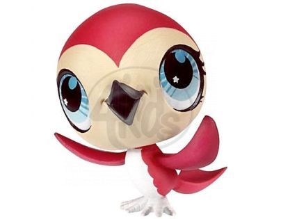 Littlest Pet Shop Jednotlivá zvířátka B - 2757 Červený ptáček
