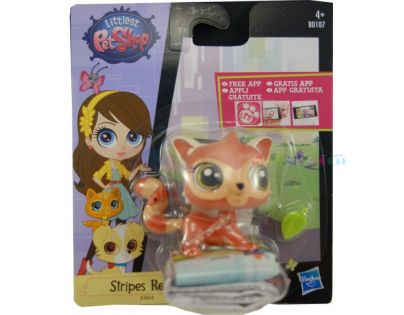 Littlest Pet Shop jednotlivá zvířátka B A8229 - Stripes Reddy