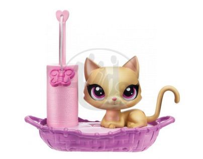 Littlest Pet Shop Magic motion zvířátko s doplňkem - Kočka
