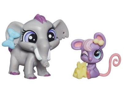 Littlest Pet Shop Maminka s miminkem - B0101 Fletcher von Trunk a Teensie Fromage