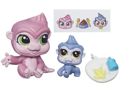 Littlest Pet Shop Maminka s miminkem - B4764 Opičky